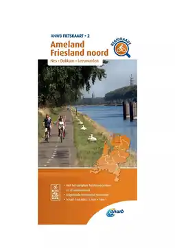 ANWB ANWB Fietskaart 2 Ameland en Friesland-Noord aanbieding