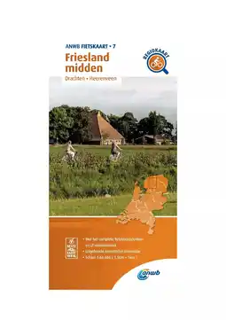 ANWB ANWB Fietskaart 7 Friesland Midden aanbieding