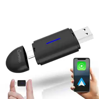 ANWB CarMe Mini 2-in-1 Car Dongle CarPlay/Android Auto Zwart aanbieding