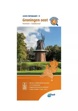 ANWB ANWB fietskaart 9 Groningen Oost aanbieding