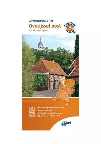 ANWB ANWB Fietskaart 21 Overijssel Oost aanbieding