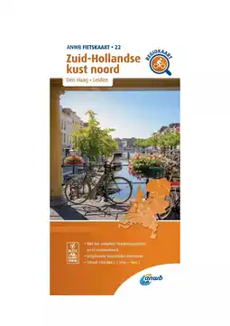 ANWB ANWB Fietskaart 22 - Zuid-Hollandse Kust Noord aanbieding