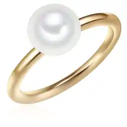 Douglas Valero Pearls Ring Sterling zilver Gekweekte zoetwaterparels in Geelgoud aanbieding