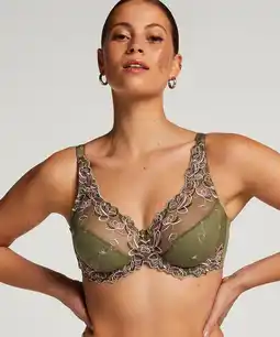 Hunkemoller Hunkemöller Niet-voorgevormde beugel bh Diva Groen aanbieding