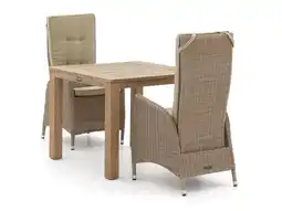 Kees Smit Intenso Fabrizi/ROUGH-S 90cm dining tuinset 3-delig verstelbaar aanbieding