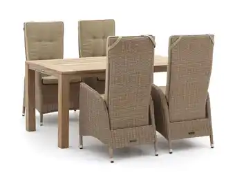 Kees Smit Intenso Fabrizi/ROUGH-S 160cm dining tuinset 5-delig verstelbaar aanbieding