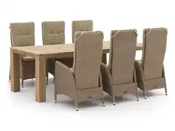 Kees Smit Intenso Fabrizi/ROUGH-X 240cm dining tuinset 7-delig verstelbaar aanbieding