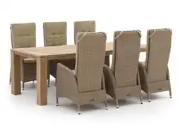 Kees Smit Intenso Fabrizi/ROUGH-X 240cm dining tuinset 7-delig verstelbaar aanbieding