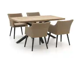 Kees Smit Manifesto Matese/Montorio 160cm dining tuinset 5-delig aanbieding