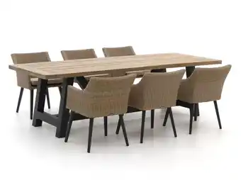 Kees Smit Manifesto Matese/Bresimo 260cm dining tuinset 7-delig aanbieding