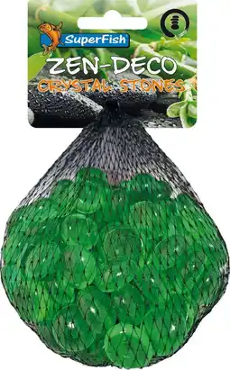 Intratuin SuperFish aquarium decoratie kiezelstenen groen 300 g aanbieding