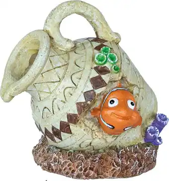 Intratuin Superfish aquarium decoratie Finding Nemo in kruik 9 x 14 x 13 cm aanbieding