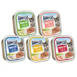 Zooplus 12 x 100g duo Morsels on Paté Bowl Happy Cat Supreme nat kattenvoer aanbieding