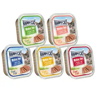 Zooplus 12 x 100g duo Morsels on Paté Bowl Happy Cat Supreme nat kattenvoer aanbieding