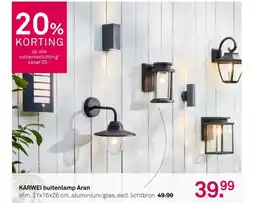 Karwei KARWEI buitenlamp Aran aanbieding