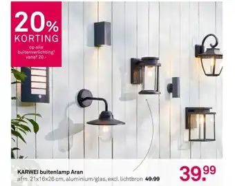 Karwei KARWEI buitenlamp Aran aanbieding