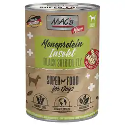 Zooplus 24x375g MAC's Mono insecten natvoer voor honden aanbieding