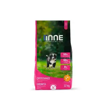 Zooplus 2x12kg Nutrivet Inne Dog Growth droog hondenvoer aanbieding