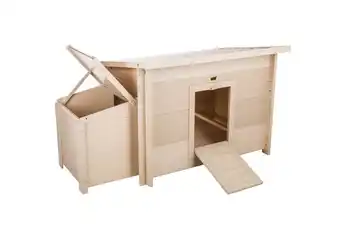 Welkoop New Age Pet Fontana - Kippenhok - Beige - 72,6x134,1x73,9 cm aanbieding