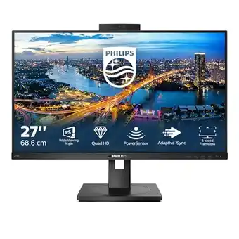 Bol.com Philips 275B1H - QHD Webcam Monitor - USB-Hub - 27 inch aanbieding