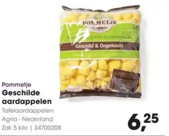 HANOS Pommetje geschilde aardappelen aanbieding