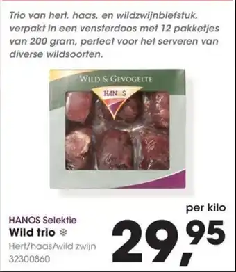 HANOS HANOS Selektie Wild trio aanbieding