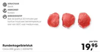 HANOS Runderkogelbiefstuk aanbieding