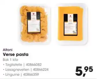 HANOS Altoni Verse pasta aanbieding