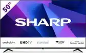 Bol.com Sharp Aquos 50FN2EA - 50inch - 4K Ultra-HD - Android Smart-TV aanbieding