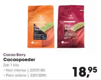 HANOS Cacao Barry Cacaopoeder aanbieding