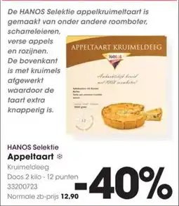 HANOS HANOS Selektie Appeltaart aanbieding