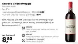 HANOS Castello Vicchiomaggio aanbieding