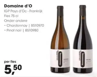 HANOS Domaine d'O aanbieding