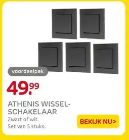 Praxis ATHENIS WISSEL- SCHAKELAAR aanbieding