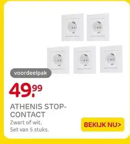 Praxis ATHENIS STOP-CONTACT aanbieding