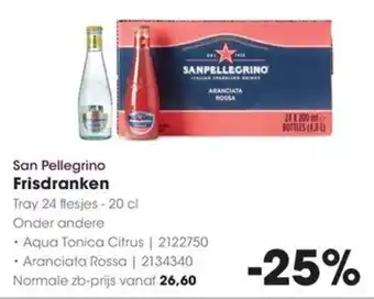 HANOS San Pellegrino Frisdranken aanbieding