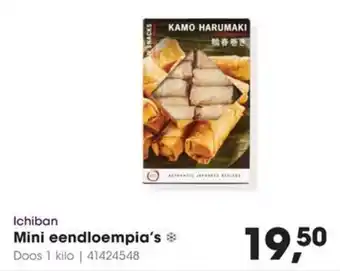 HANOS Ichiban Mini eendloempia's aanbieding