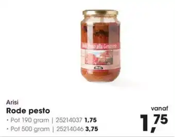 HANOS Arisi Rode pesto aanbieding