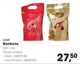 HANOS Lindt Bonbons aanbieding