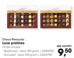 HANOS Choco Pleasures Luxe pralines aanbieding