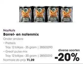 HANOS Noy Nuts Borrel en notenmix aanbieding