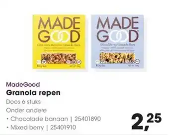 HANOS MadeGood Granola repen aanbieding