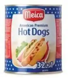 HANOS Meica Worstassortiment Hot Dogs aanbieding