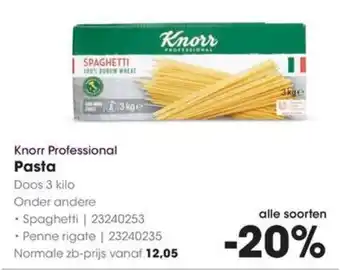 HANOS Knorr Professional Pasta aanbieding