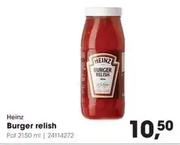 HANOS Heinz Burger relish aanbieding