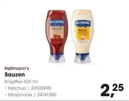 HANOS Hellmann's Sauzen aanbieding