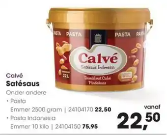 HANOS Calvé Satésaus aanbieding