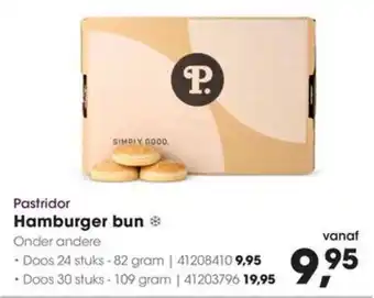 HANOS Pastridor Hamburger bun aanbieding