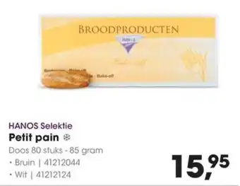 HANOS HANOS Selektie Petit pain aanbieding