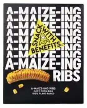 HANOS Snack with benefits Vegan snacks A-maize-ing ribs aanbieding